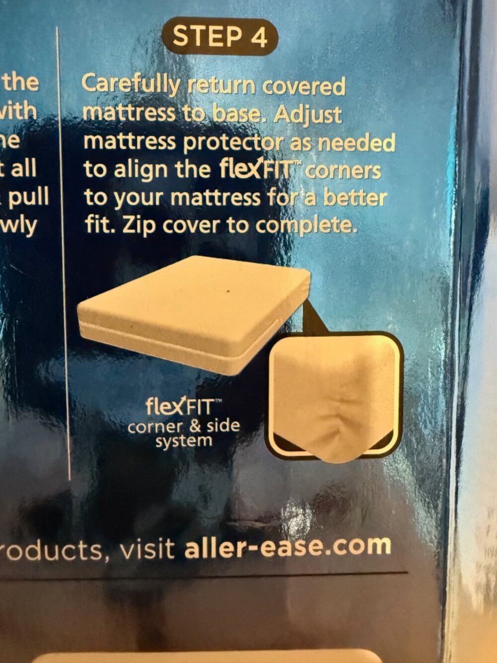 Allerease Queen Size Zippered Mattress Cover - Picture 9 of 10